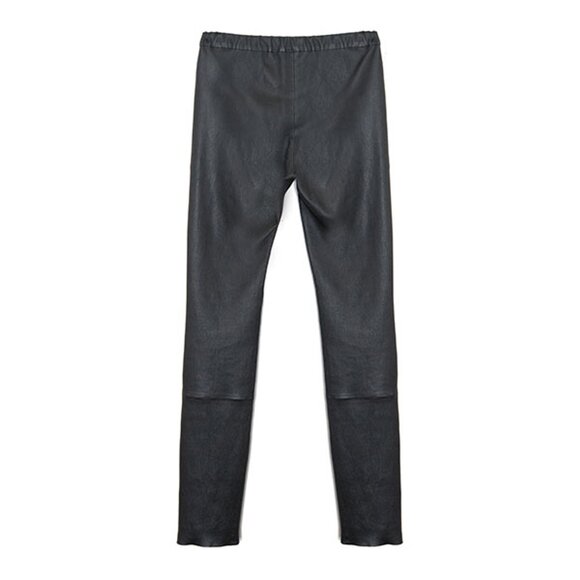 HAIDER ACKERMANN • SS2019 Laser Cut Black Leather Leggings FR 38 US 6-8 M IT 42 - Picture 11 of 12